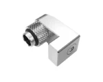 Bykski CC-HR-15-X-S G1/4" male-female supported rotary offset fitting - Silver - Image 4