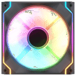 Cougar SC140, 140mm ARGB Fan (51.91CFM) - Black - Image 2