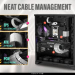 EZDIY-FAB 16 AWG PSU Premium Nylon Sleeved Extension Cable Kit -All White - Image 10