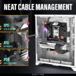 EZDIY-FAB 16 AWG PSU Premium Nylon Sleeved Extension Cable Kit - Carbon - Image 7