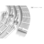 EZDIY-FAB 16 AWG PSU Premium Nylon Sleeved Extension Cable Kit -All White - Image 2
