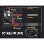 EZDIY-FAB 16 AWG PSU Premium Nylon Sleeved Extension Cable Kit - Black/Red - Image 13