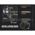 EZDIY-FAB 16 AWG PSU Premium Nylon Sleeved Extension Cable Kit - Black/Grey - Image 16