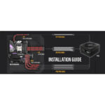 EZDIY-FAB 16 AWG PSU Premium Nylon Sleeved Extension Cable Kit - Black/Red - Image 12