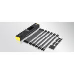EZDIY-FAB 16 AWG PSU Premium Nylon Sleeved Extension Cable Kit - Carbon - Image 13