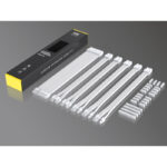 EZDIY-FAB 16 AWG PSU Premium Nylon Sleeved Extension Cable Kit -All White - Image 8