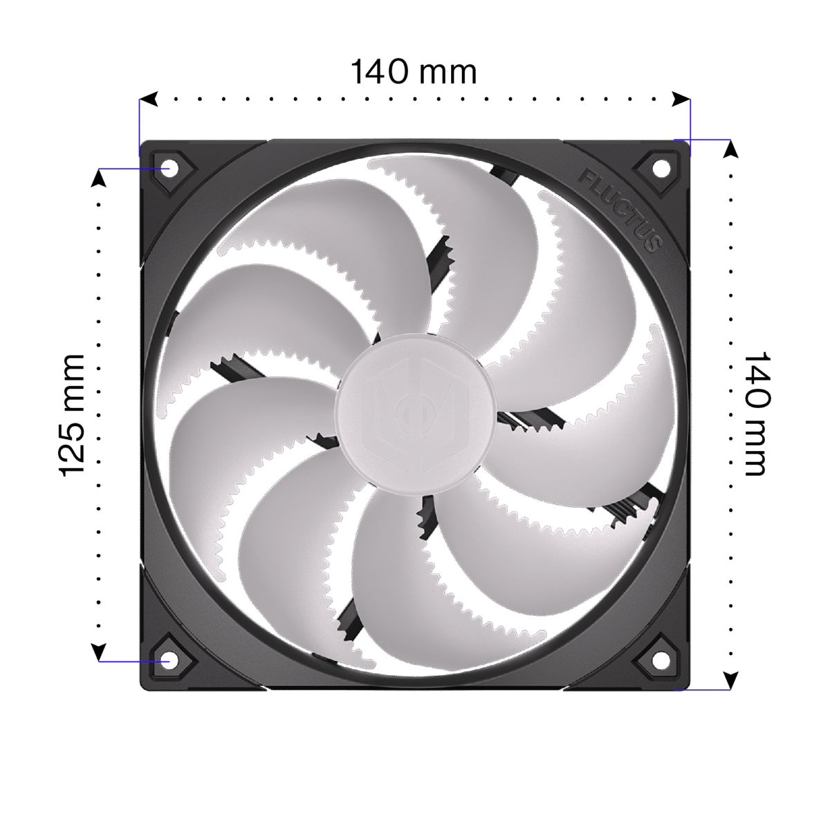 Endorfy FLUCTUS 140 ARGB PWM Fan - Image 22