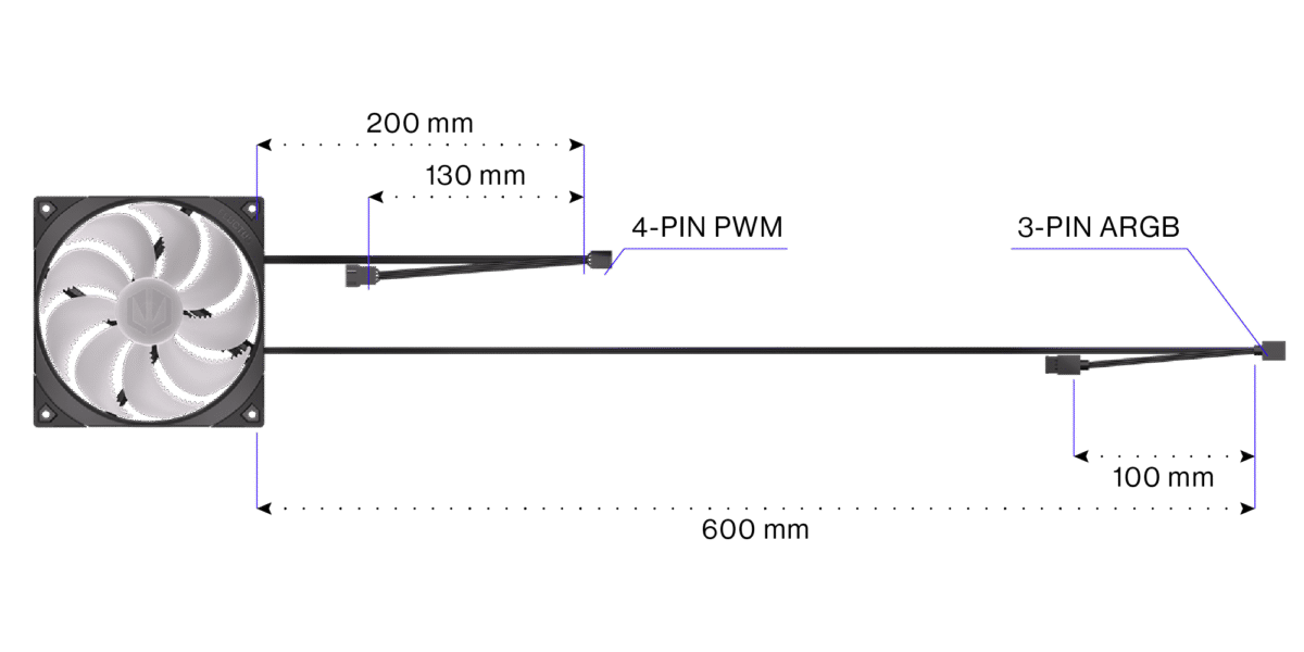 Endorfy FLUCTUS 140 ARGB PWM Fan - Image 24