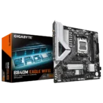 Gigabyte B840M EAGLE WIFI6 AMD B840 Ryzen Socket AM5 Micro-ATX Desktop Motherboard