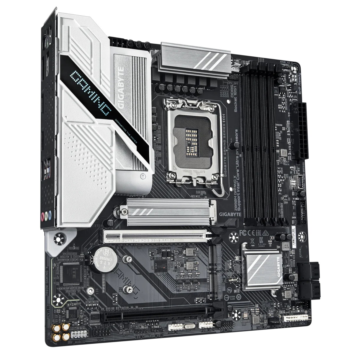 Gigabyte GA-Z890M-GAMING-X Z890M GAMING X Intel Z890 Arrow Lake LGA1851 Micro-ATX Desktop Motherboard - Image 2