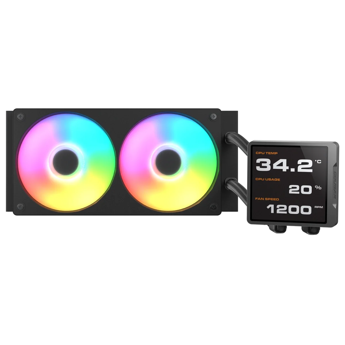 COUGAR Poseidon Vistek Pro ARGB 240 – Black - Image 3