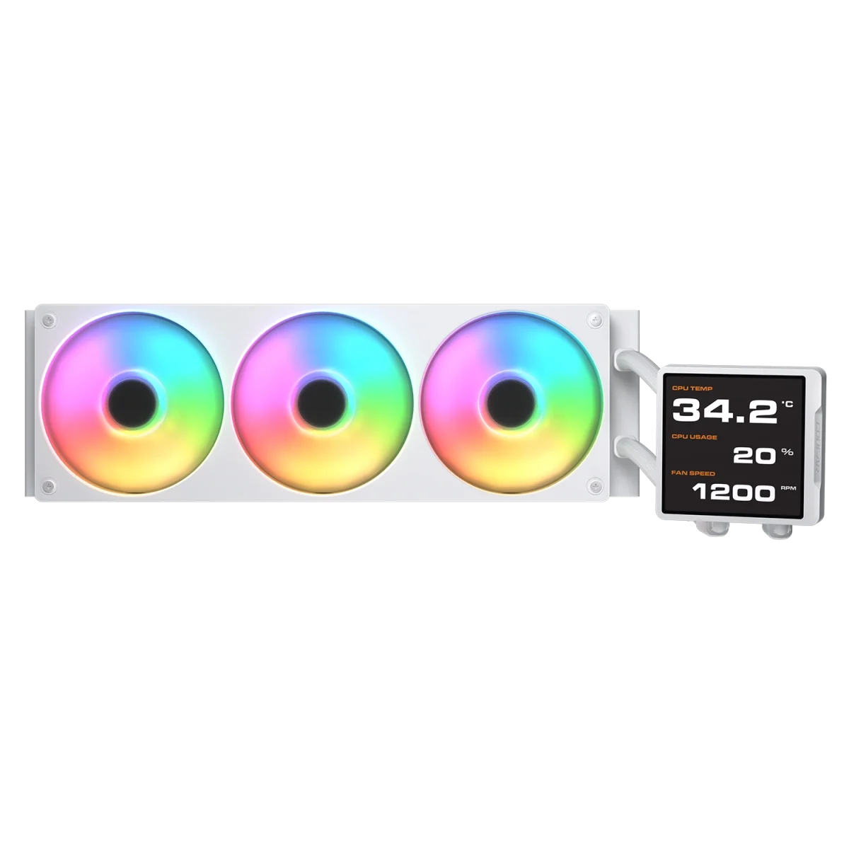 COUGAR Poseidon Vistek Pro ARGB 360 – White - Image 3