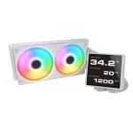 COUGAR Poseidon Vistek Pro ARGB 240 – White - Image 2