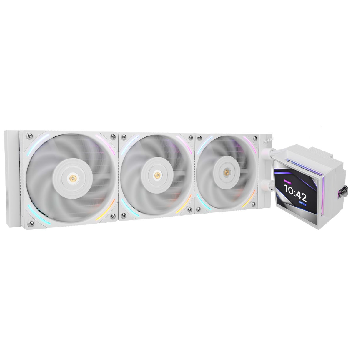 Thermalright Hyper Vision 360 ARGB AIO CPU Liquid Cooler - White - Image 7