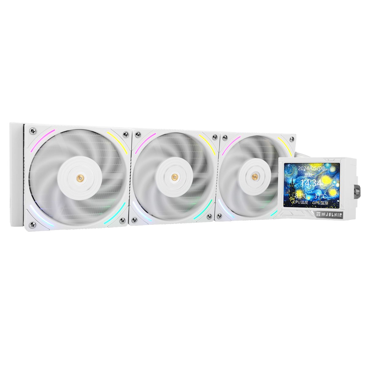Thermalright Mjolnir Vision 360 ARGB AIO CPU Liquid Cooler - White - Image 7