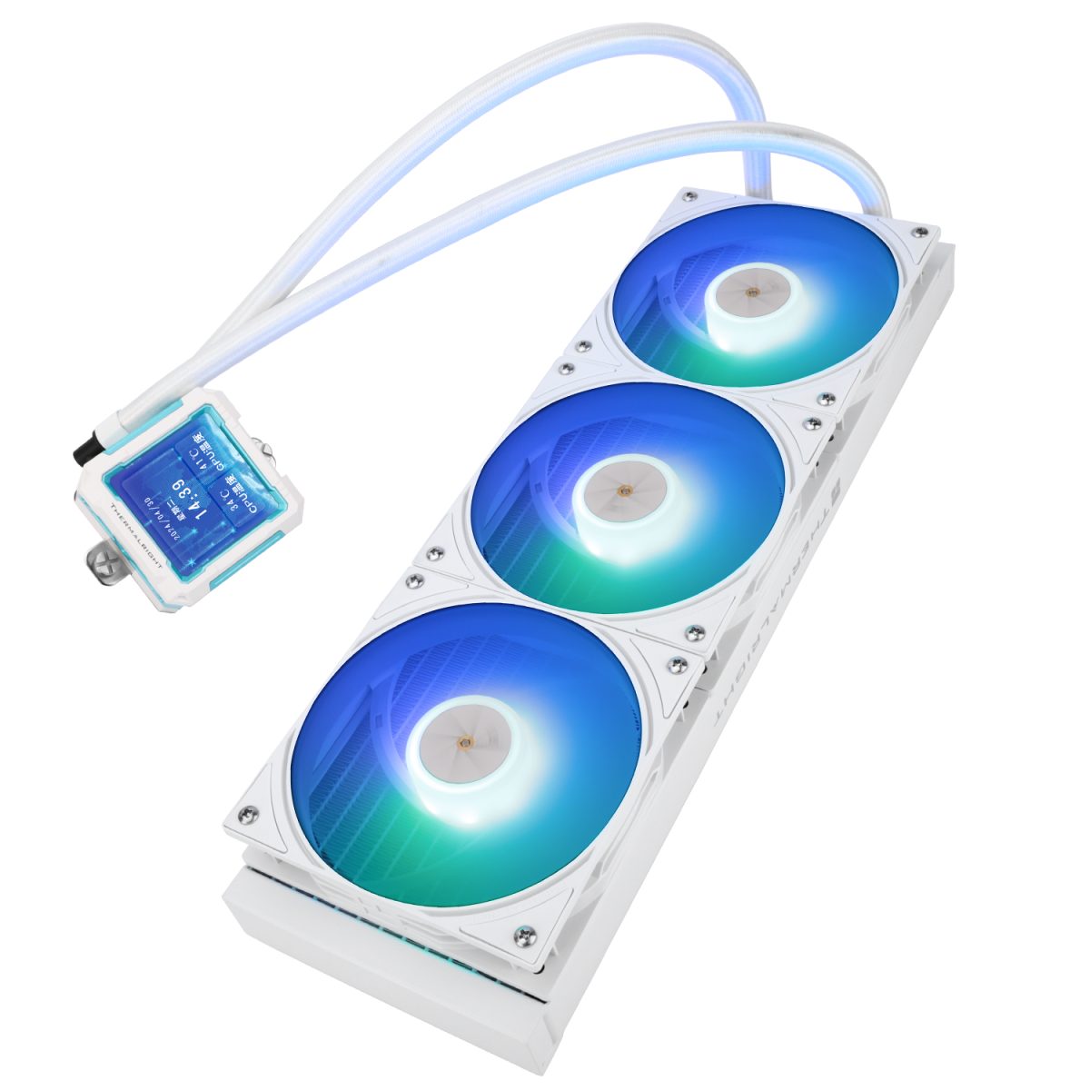 Thermalright Frozen Warframe PRO 360 ARGB AIO CPU Liquid Cooler - White - Image 7
