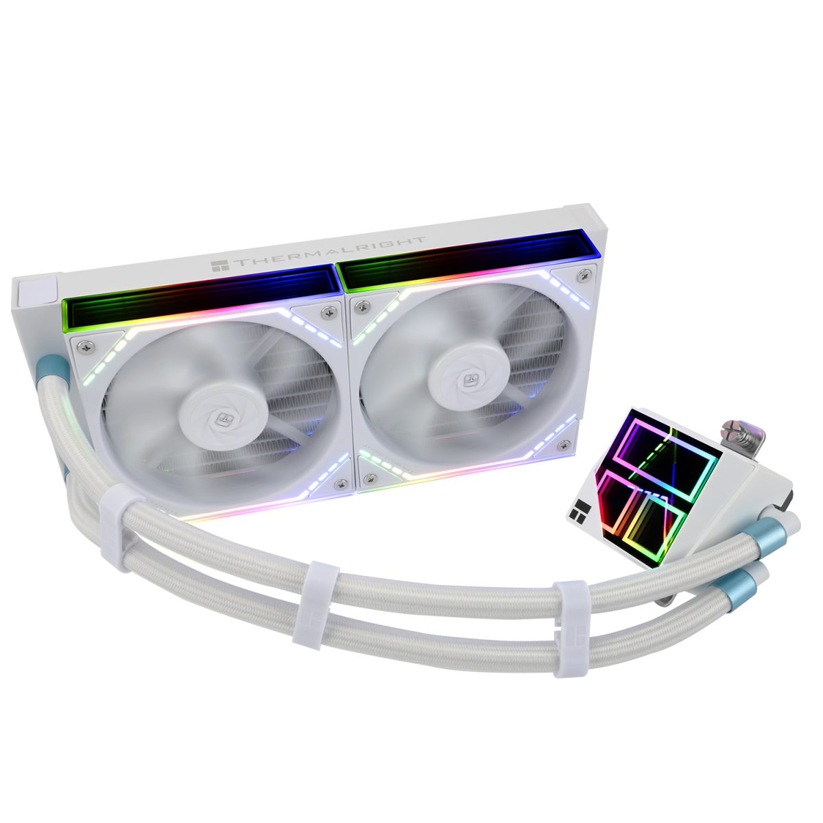 Thermalright Frozen Infinity 240 ARGB AIO CPU Liquid Cooler - White - Image 2
