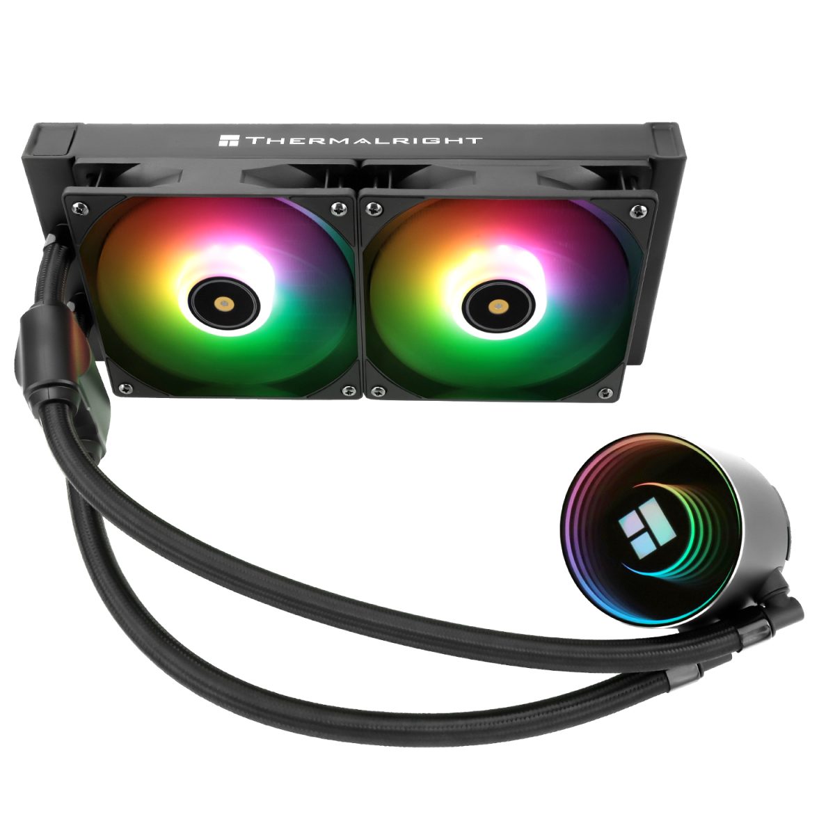 Thermalright Frozen Notte 240 ARGB AIO CPU Liquid Cooler - Black - Image 2