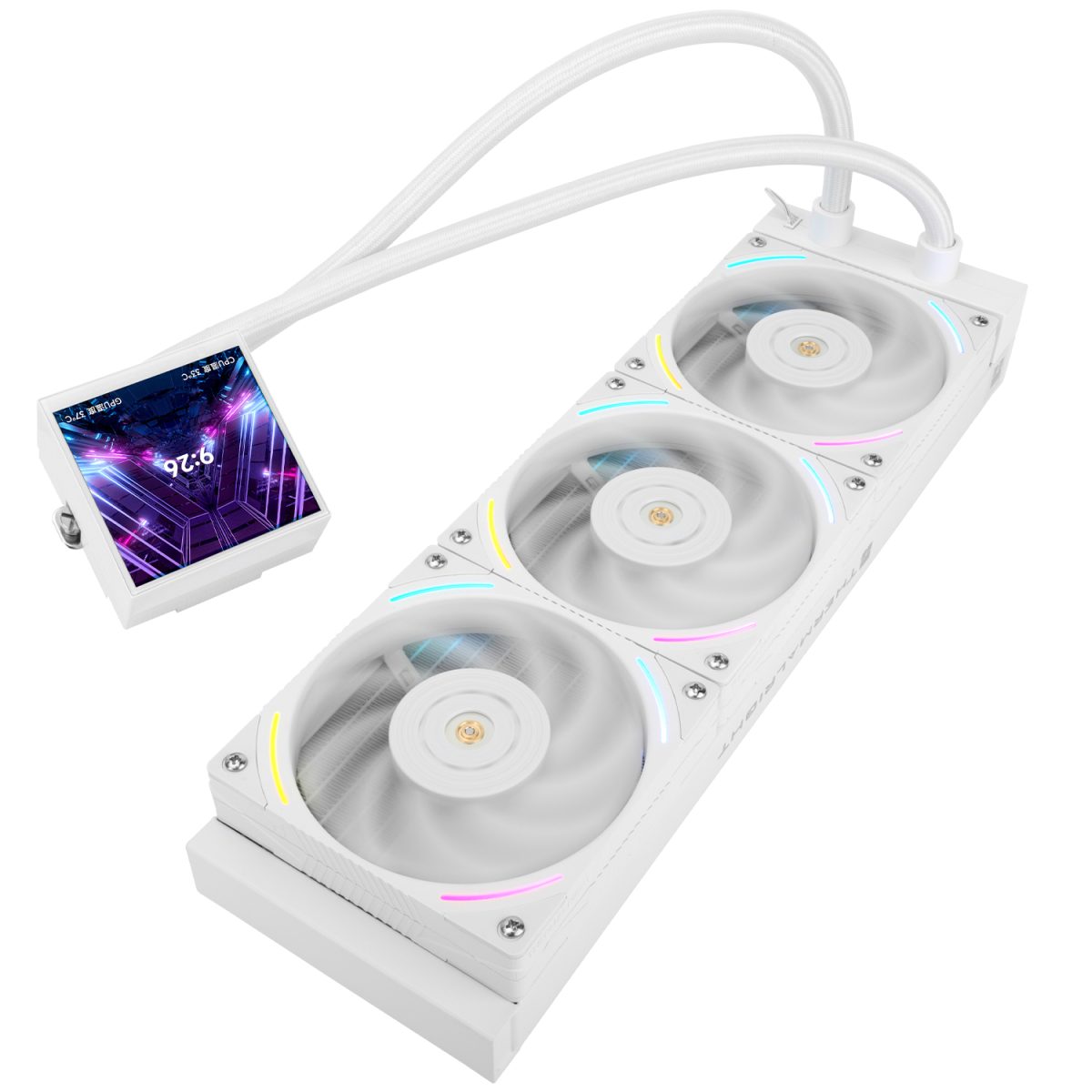 Thermalright Hyper Vision 360 ARGB AIO CPU Liquid Cooler - White - Image 2