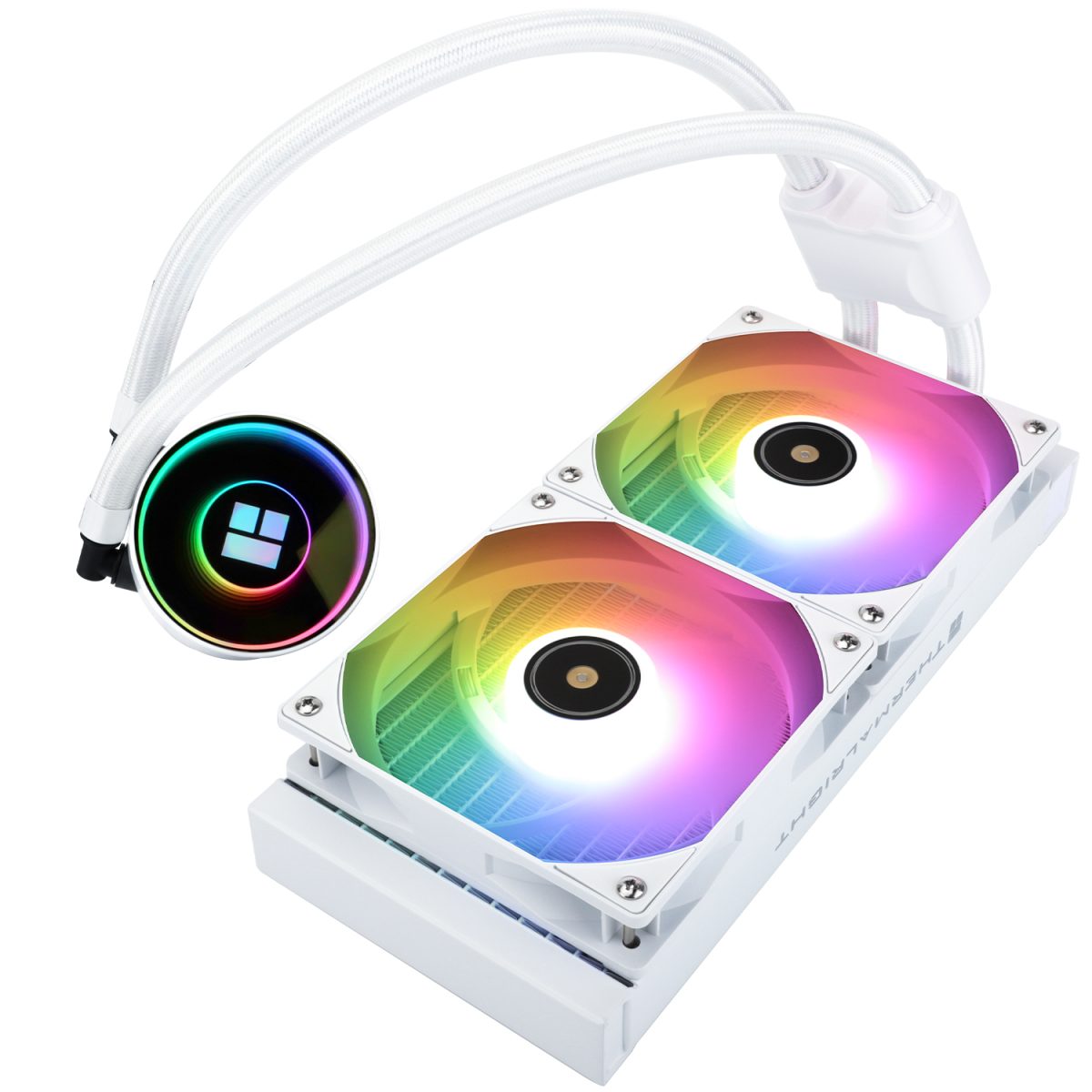 Thermalright Frozen Notte 240 ARGB AIO CPU Liquid Cooler - White - Image 9