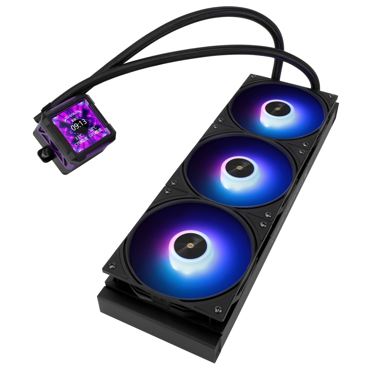 Thermalright Frozen Warframe PRO 360 ARGB AIO CPU Liquid Cooler - Black - Image 2