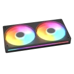Cougar Unity 240 RB ARGB 240mm Reverse Blade Fan Set (120mm x2) - Black - Image 5