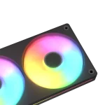 Cougar Unity 240 RB ARGB 240mm Reverse Blade Fan Set (120mm x2) - Black - Image 2